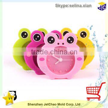 Frog shaped silicone alarm clock