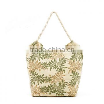 Hawaii style women canvas handbags tote print canvas shoulder bag