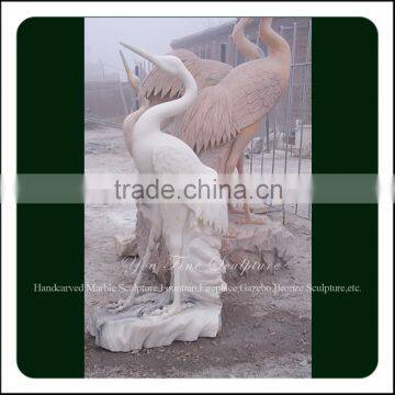 Garden Stone Crane Sculpture On Sale