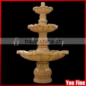 Beige Marble Antique Garden Fountains Cheap