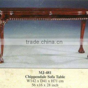 Chippendale Sofa Table Mahogany Indoor Furniture