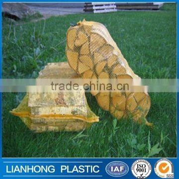 UV Treatment Eco-friendly Recyclable Mesh Bag For Firewood