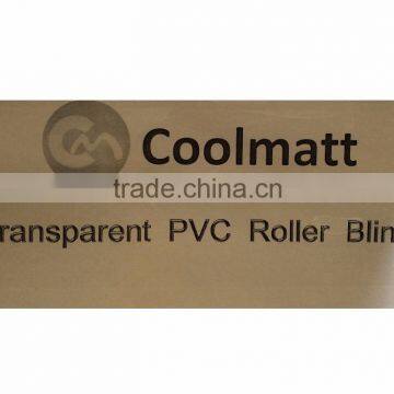 Clear PVC Fabric Roller up Outdoor Blinds