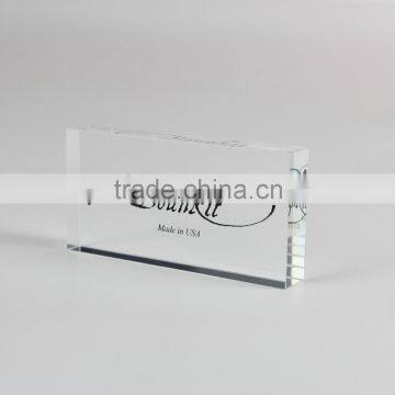 2016 new Solid acrylic glass block, clear acrylic block