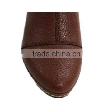 New Fashion Zipper Boots PU Flat Over Knee Boots for Women photo-3