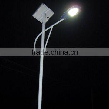 HOT DIP ROUND GALVANIZED SOLAR PAINTED STREET POLE