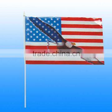 bob trading Polyester Hand flag hot selling national hand flag