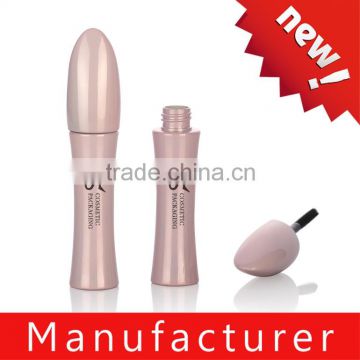 Pink Plastic Lip Gloss Bottle With Brush