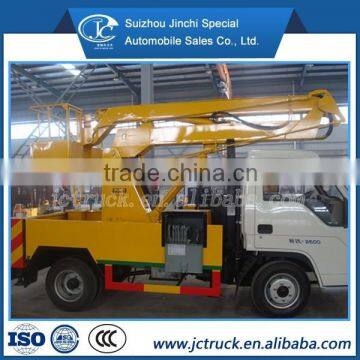 FOTON 4X2 high lifting platform boom lift truck, Articulated Boom Overhead Working Truck