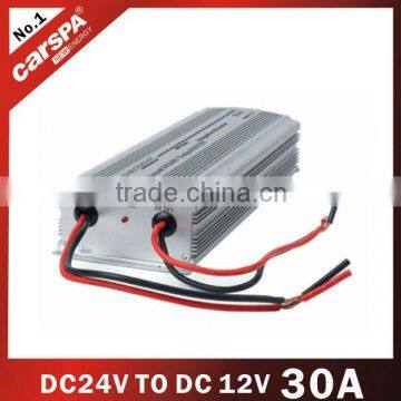 CNT series white type dc to dc negative booster converter 24V to 12V, 30A for truck (CNT2412-30)