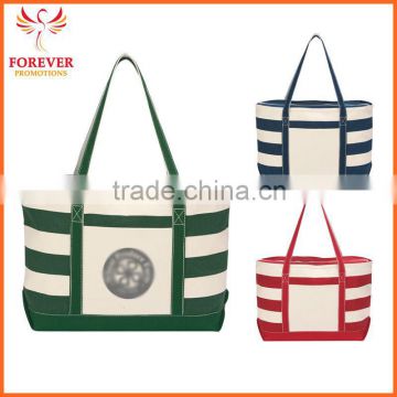 Hot Selling Fashion High Quality Lady Canvas Shopper Tote Bag With Handles