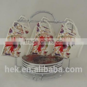 bone china coffee tea cup and saucer stands