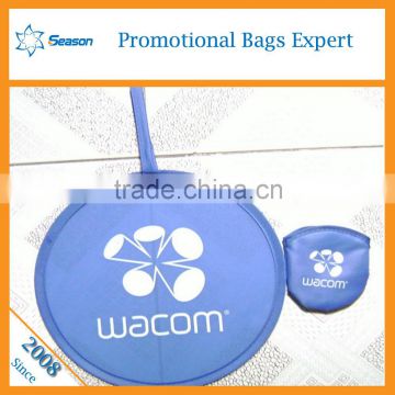 folding fabric frisbee customized logo foldable frisbee fan