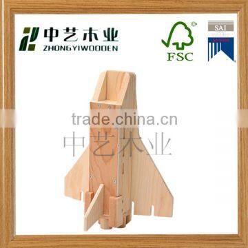 Made in china cheap OEM eco-friendly handmade kids wooden toys wooden airplane toys