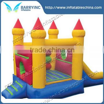 EN14960 inflatable small bouncy castle slide for home use or sale