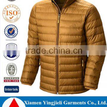 Ripstop nylon shell fabric 600 fill power duck down insulation best down jacket men                        
                                                                                Supplier's Choice