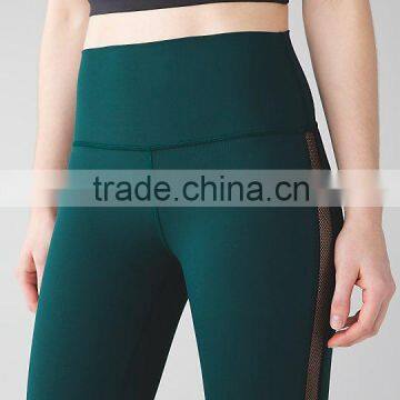 Custom fashion style breathable fitness yoga pants for women sportswear style apparel