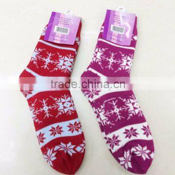 Wholesale Sherpa Fleece Lined Anti Slip Floor Socks For Women