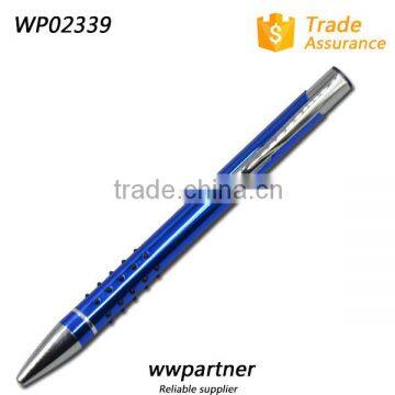 New Style Rubber Spots Grip Pen with Middle Ring