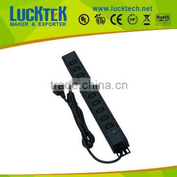 19'' 1U 10ways IEC C13 Cabinet PDU power sockets outlet,rack mount power distribution unit