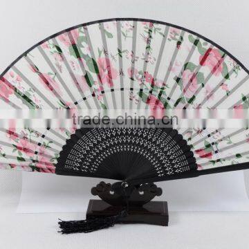 vintage wooden wedding favours manual hand held fans