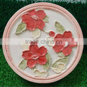 kitchen resin border tiles flower