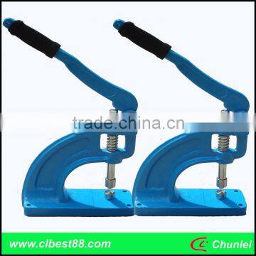 Hand press eyelet machine