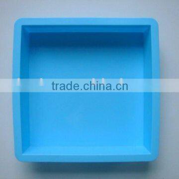 Square shaped silicone cake mould