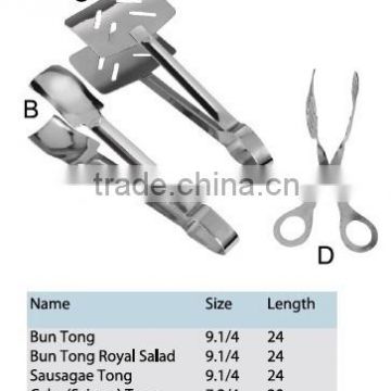 stainless steel sausage tong