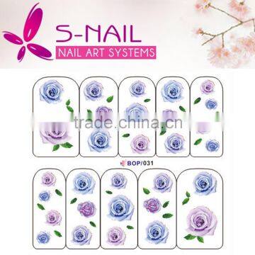 NAIL ART TATTOOS STICKER WATER DECAL /buttferfly Water Transfer Nail Stickers of Flowers photo-5