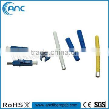 LC Fiber Optic Connector with 45 degree 90 degree Boot