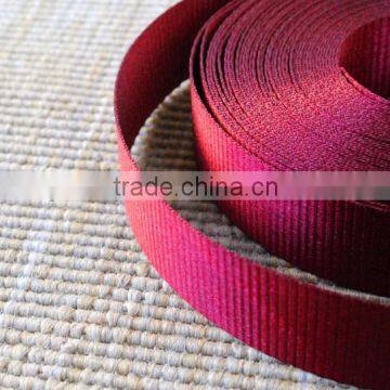 Wholesale wine red jacquard nylon webbing