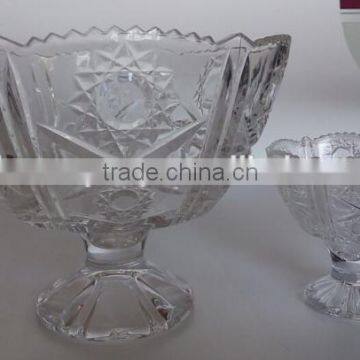 7pcs glass bowl set fruit set/fruit bowl