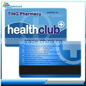 China top ten selling products RFID magnetic card with signature panel & barcode