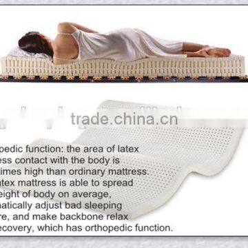 seven-zone latex mattress & latex mattress sheet,orthopedic latex mattress