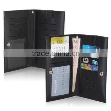 Universal Wallet Leather Case for Phone Pouch with touchable screen card slot for Mobile phones                        
                                                Quality Choice