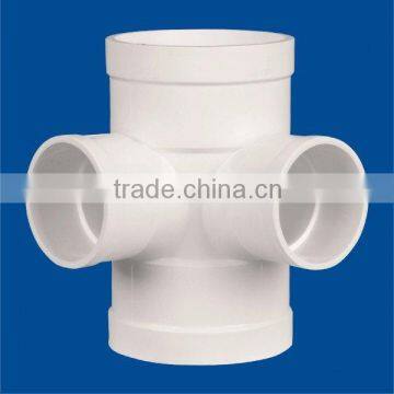 PVC-U Fabricated Drainage Fittings: Reducing Tee with Side Inlet