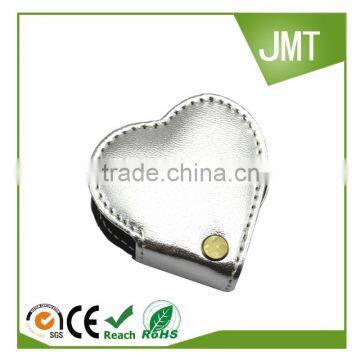 2016 New Item Heart Shape Pretty pu Leather Alarm Clock photo-5