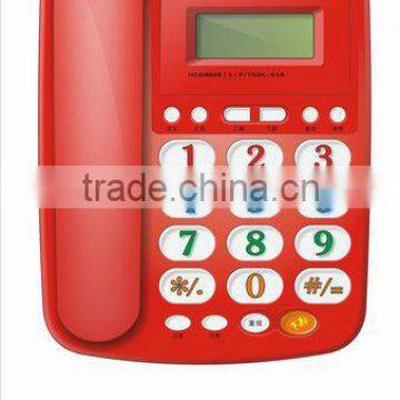New CLI CID Telephone, Caller ID display, big button.