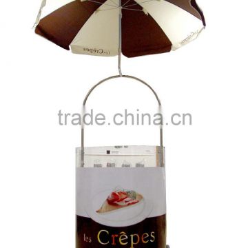 Single crepes cart