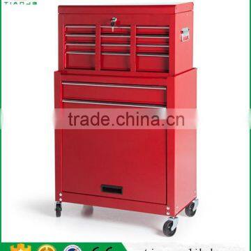 Waterproof Metal Cabinet TJG-TCR8522 Tool Chest Roller Cabinet Metal With Drawers