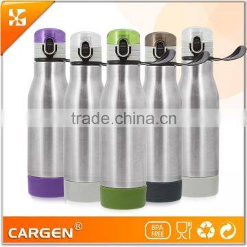 Multifunctional double wall stainless steel vacuum bottle