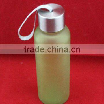 wholesale Fatory price classical design 500ml glass bottle/ customer's logo eco-friendly water bottle