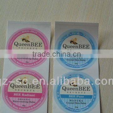 Full color printed custom paper sticker made in china