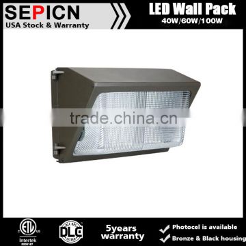 American style LED Wall pack light IP65 100w outdoor wall mounted led wall light