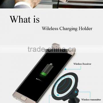 360 Rotating Magnetic Stand Holder Qi Wireless Charger for IPhone 5 6 6S Magnetic Wireless Charger photo-3
