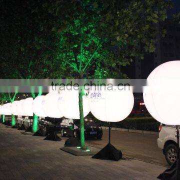 outdoor decoration standing balloon ,colorful inflatable standing balloon with LED light