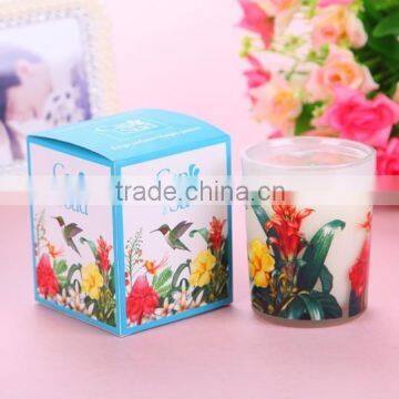 decorative scented soy wax candle