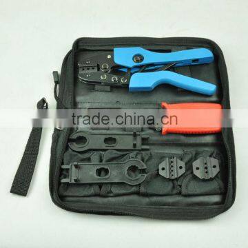 MC4 solar connector crimping tool kits, solar cable crimping tool box, used for 2.5~6mm2 solar wire.