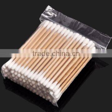 make large cotton swabs